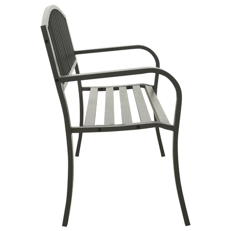 Garden Bench 125 Cm Steel