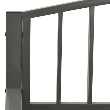 Garden Bench 125 Cm Steel