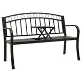 Garden Bench 125 Cm Steel
