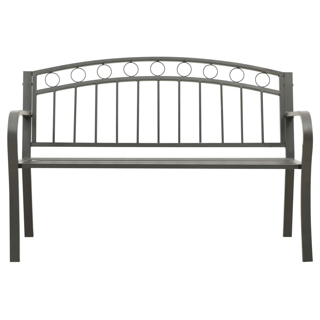 Garden Bench 125 Cm Steel