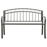 Garden Bench 125 Cm Steel