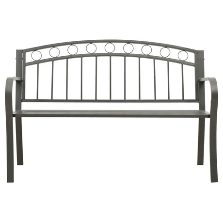 Garden Bench 125 Cm Steel