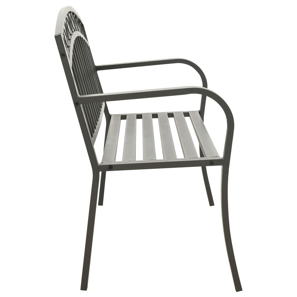 Garden Bench 125 Cm Steel