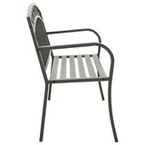 Garden Bench 125 Cm Steel