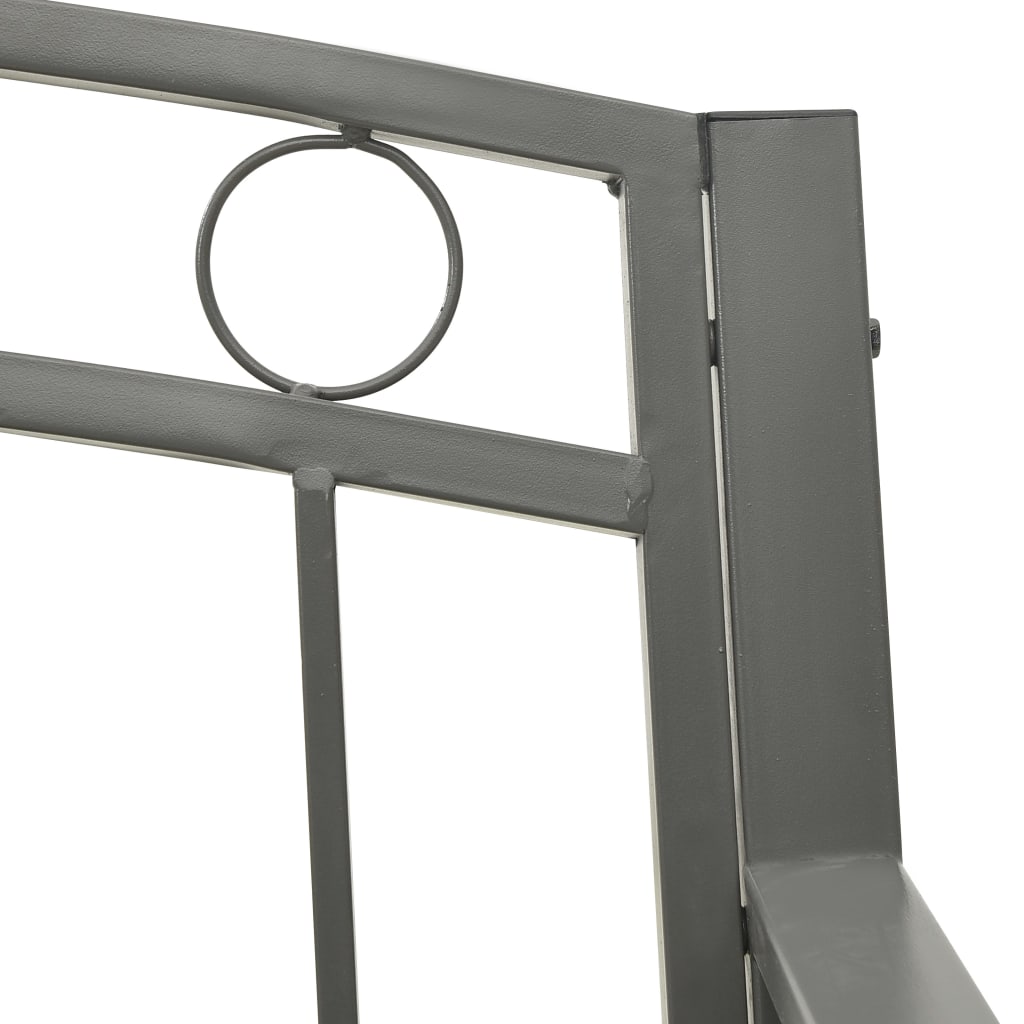 Garden Bench 125 Cm Steel