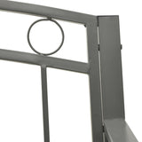 Garden Bench 125 Cm Steel