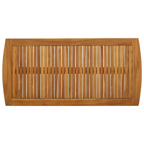 Coffee Table 102X50X43 Cm Solid Acacia Wood