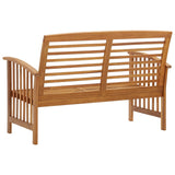 Garden Bench 119 Cm Solid Acacia Wood