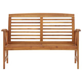 Garden Bench 119 Cm Solid Acacia Wood