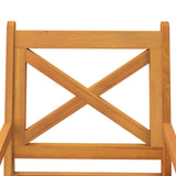 Outdoor Dining Chairs 3 Pcs Solid Wood Acacia