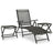 3 Piece Garden Lounge Set Textilene And Aluminium