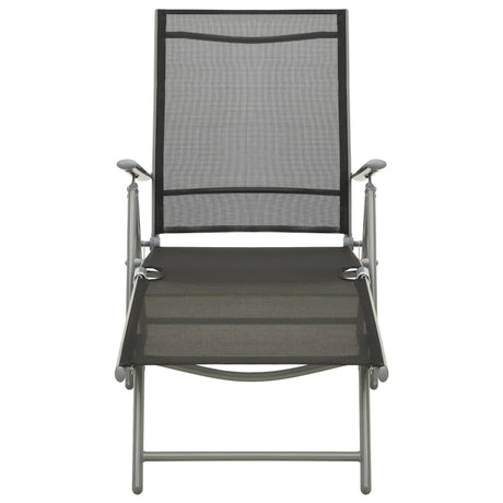 3 Piece Garden Lounge Set Textilene And Aluminium