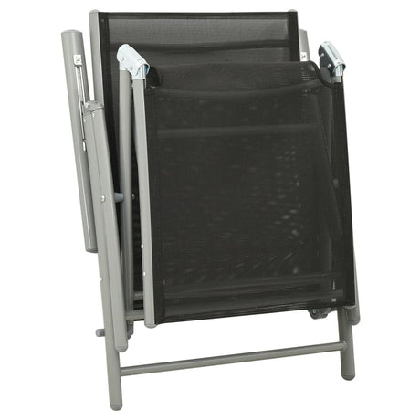 3 Piece Garden Lounge Set Textilene And Aluminium