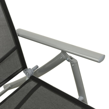 3 Piece Garden Lounge Set Textilene And Aluminium