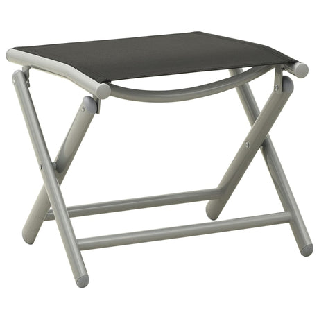 3 Piece Garden Lounge Set Textilene And Aluminium