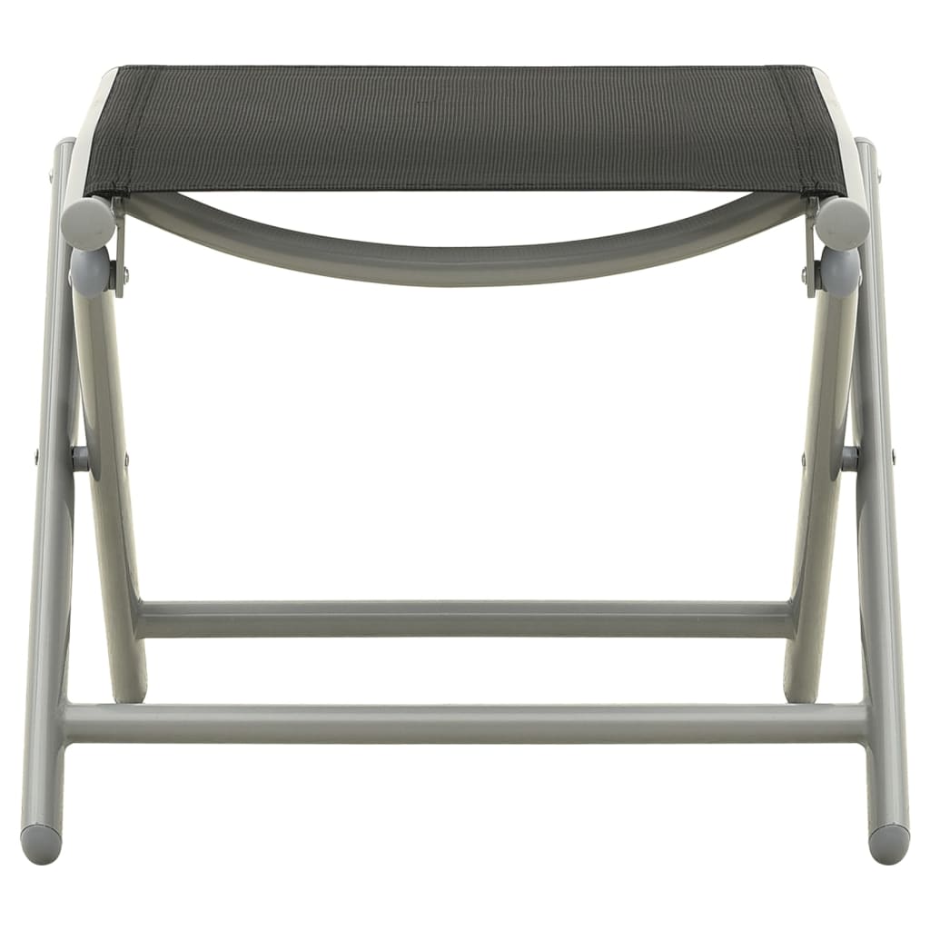 3 Piece Garden Lounge Set Textilene And Aluminium