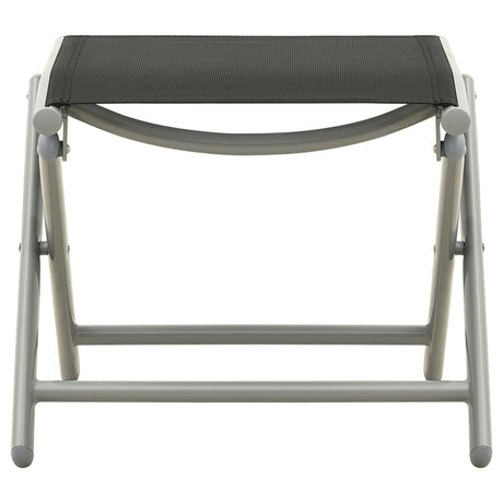 3 Piece Garden Lounge Set Textilene And Aluminium