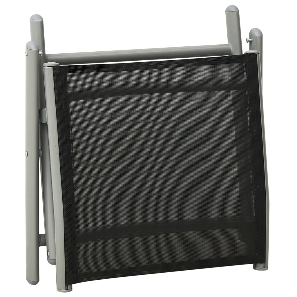 3 Piece Garden Lounge Set Textilene And Aluminium