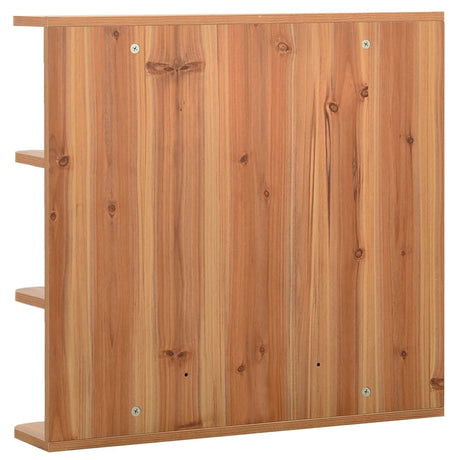 Bathroom Mirror Cabinet 66X17X63 Cm Mdf