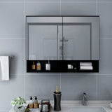 Led Bathroom Mirror Cabinet 80X15X60 Cm Mdf