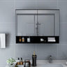 Led Bathroom Mirror Cabinet 80X15X60 Cm Mdf