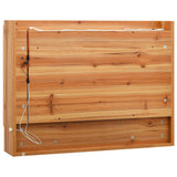 Led Bathroom Mirror Cabinet 80X15X60 Cm Mdf