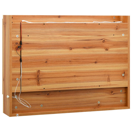 Led Bathroom Mirror Cabinet 80X15X60 Cm Mdf
