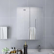 Bathroom Mirror Cabinet White 60X15X75 Cm Mdf