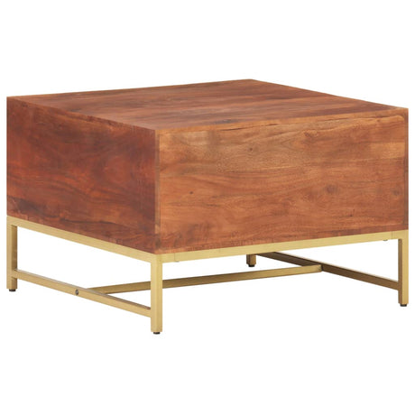 Coffee Table Honey Brown 67X67X45 Cm