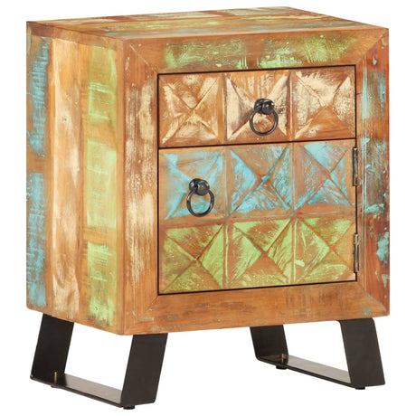 Bedside Cabinet 40X30X50 Cm Solid Reclaimed Wood
