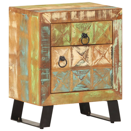 Bedside Cabinet 40X30X50 Cm Solid Reclaimed Wood
