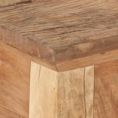Console Table 90.5X30X75Cm Solid Acacia Wood And Reclaimed Wood