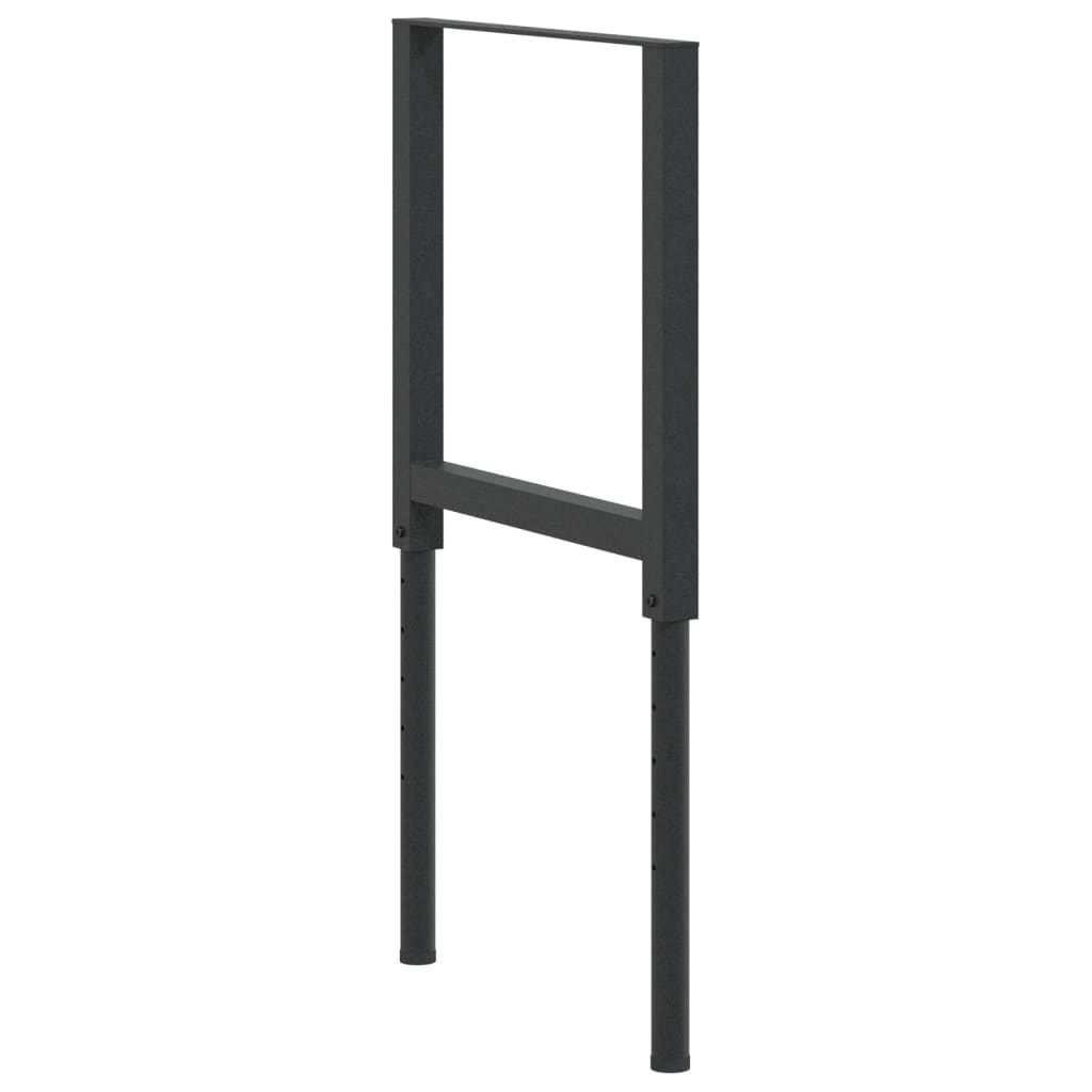 Adjustable Work Bench Frames 2 Pcs Metal 55X(69-95.5) Cm