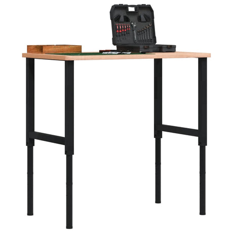 Adjustable Work Bench Frames 2 Pcs Metal 55X(69-95.5) Cm