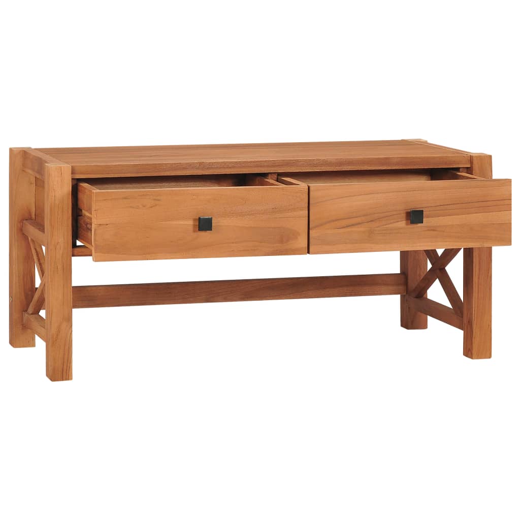 Tv Cabinet 100X40X45 Cm Teak Wood