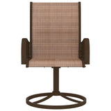 Garden Swivel Chairs 2 Pcs Textilene And Steel