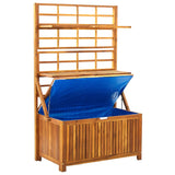 Storage Box With Trellis 99X55X160 Cm Solid Acacia Wood