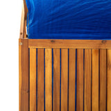 Storage Box With Trellis 99X55X160 Cm Solid Acacia Wood