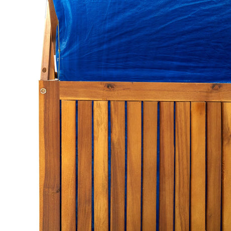 Storage Box With Trellis 99X55X160 Cm Solid Acacia Wood