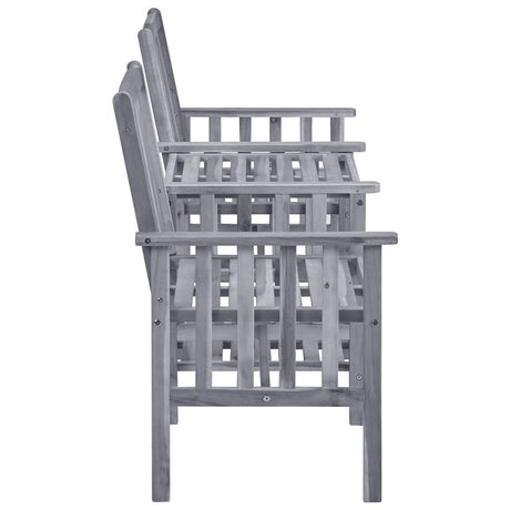 Garden Chairs With Tea Table 159X61X92 Cm Solid Acacia Wood