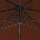 Cantilever Garden Parasol With Steel Pole 300 Cm