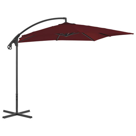 Cantilever Garden Parasol With Steel Pole 250X250 Cm Green