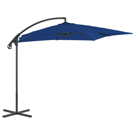 Cantilever Garden Parasol With Steel Pole 250X250 Cm Green