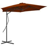 Garden Parasol With Steel Pole 300X230 Cm
