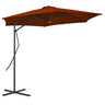 Garden Parasol With Steel Pole 300X230 Cm