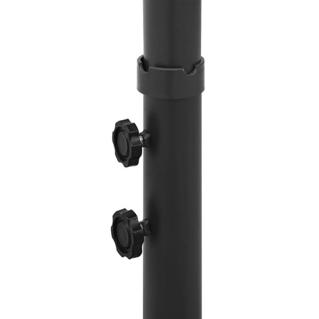 Double Garden Parasol With Steel Pole 600 Cm
