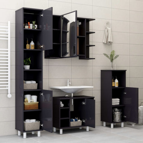 Bathroom Cabinet 30X30X95 Cm Engineered Wood