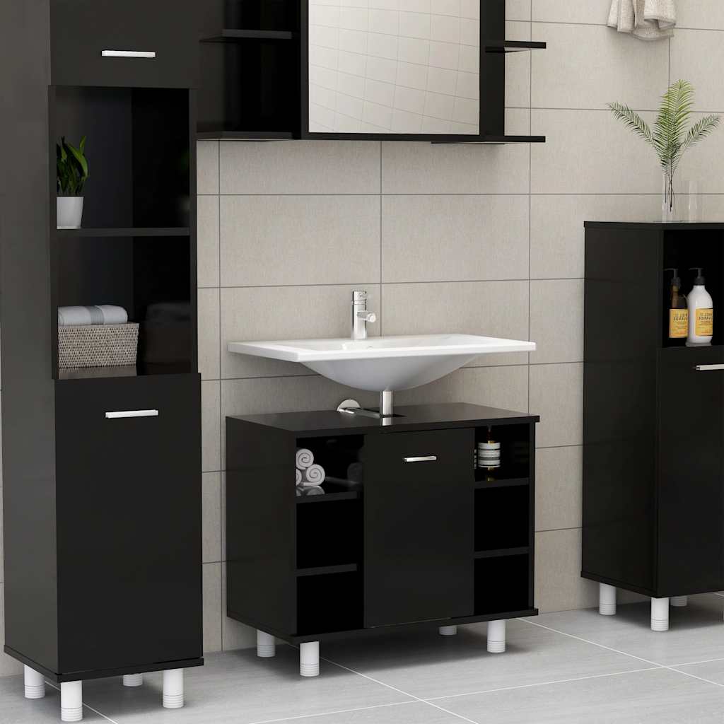 Bathroom Cabinet 60X32X53.5 Cm Engineered Wood