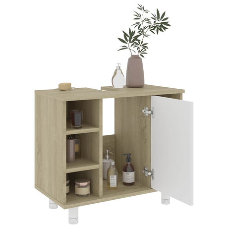 Bathroom Cabinet 60X32X53.5 Cm Engineered Wood
