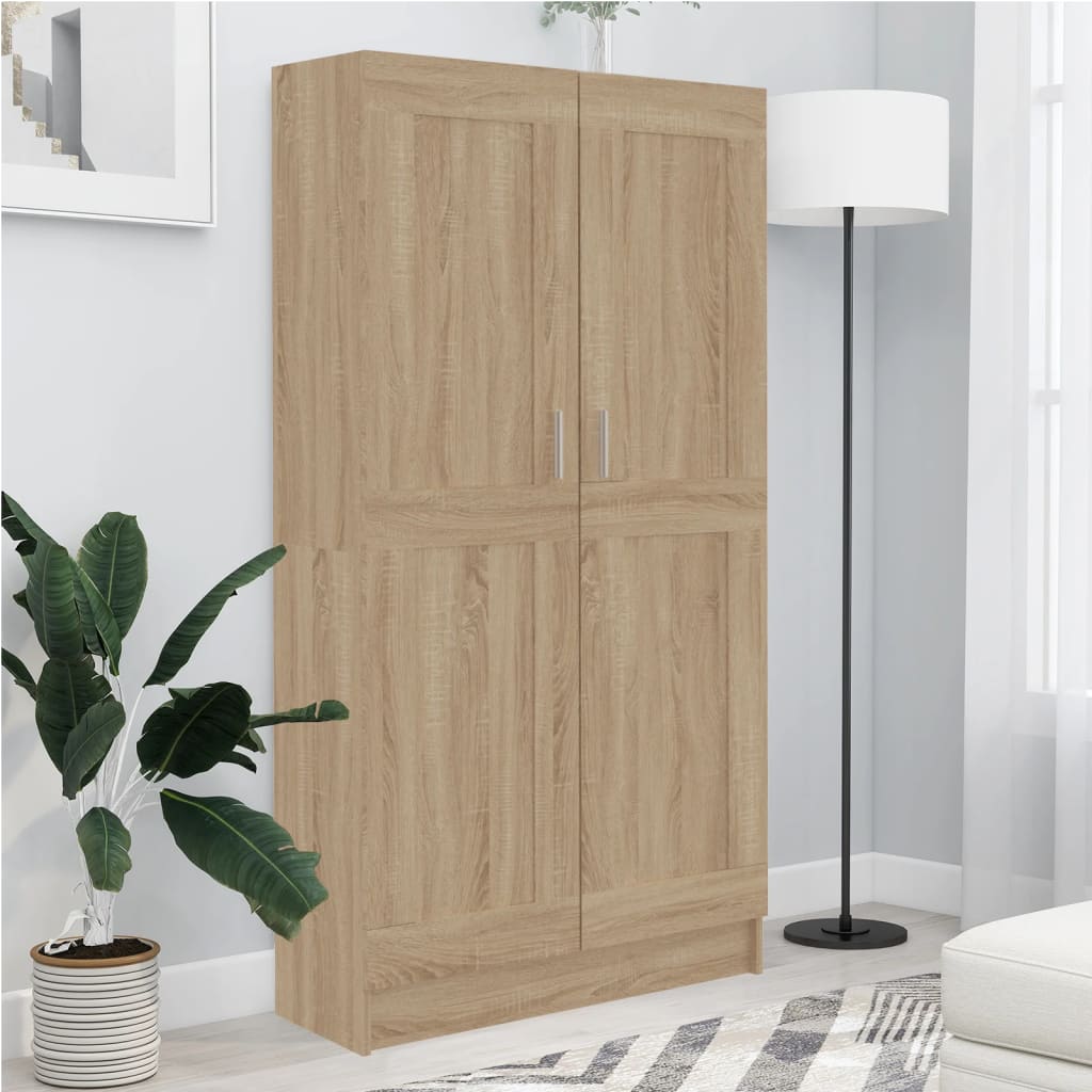 Book Cabinet 82.5X30.5X Engineered Wood